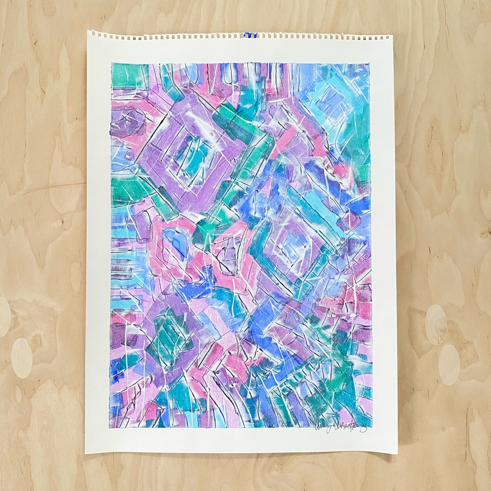 🆕 Original Abstract Art On Paper